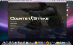 Yes, you can run Steam and Counter Strike:Source on a Mac